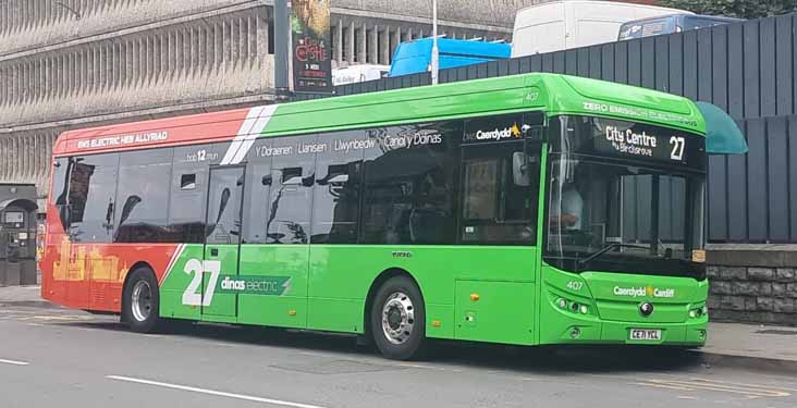 Cardiff Yutong E12 407